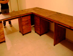 Офисные столы из  дерева